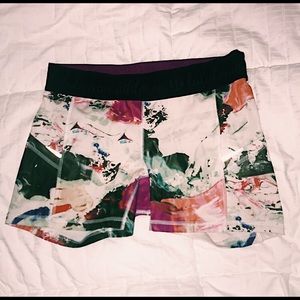 Multi colored cute women’s Lululemon shorts